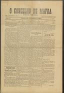 O Concelho de Mafra: Folha Semanal, Ano 1, n.º 38
