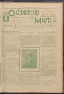 O Concelho de Mafra: Semanário ilustrado. Órgão de Propaganda e Defesa do Concelho, Ano 1, n.º 34