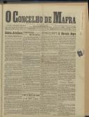 O Concelho de Mafra: Jornal Regionalista, Ano 14, n.º 444