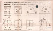 OP João Dias Junior - Tourinha / Azueira - Constuir uma casa de habitação - Licença de construção nº. 489/1957 - Licença de utilização nº. 2133/1958.