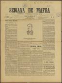 Semana de Mafra: Defensor dos interesses do Concelho de Mafra, Ano 1, n.º 15