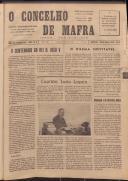 O Concelho de Mafra: Jornal Regionalista, Ano 19, n.º 550