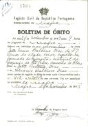 Boletim de Óbito 1798
João Nunes Balbino Dias
Coval 183