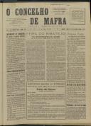 O Concelho de Mafra: Jornal Regionalista, Ano 30, n.º  695