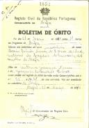 Boletim de Óbito 1832
Mário Simões Nunes
Coval 7