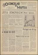 O Concelho de Mafra: Jornal Regionalista, Ano 31, n.º  730