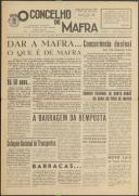 O Concelho de Mafra: Jornal Regionalista, Ano 31, n.º  719