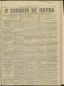 O Correio de Mafra: Jornal semanal, noticioso e agrícola, defensor dos interesses da Comarca de Mafra, Ano 3, n.º 91