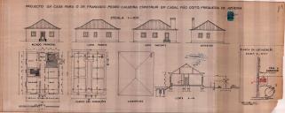 OP Francisco Pedro Caldeira - Casal Pão Coito / Azueira - Construir casa de habitação com 98 m2 - Licença de construção nº 241/1959 - Licença de utilização nº 487/1963.