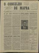 O Concelho de Mafra: Jornal Regionalista, Ano 30, n.º  700