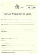 OP 490/1960 - Manuel da Silva e Sousa e Adolfo da Silva e Sousa - Gradil-Mafra - Construção de casa de habitação 
Licença de construção n.º 1676/1960
Licença de habitação n.º 1269/1961