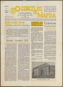 O Concelho de Mafra: Jornal Regionalista, Ano 39, n.º  815