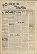 O Concelho de Mafra: Jornal Regionalista, Ano 31, n.º  735