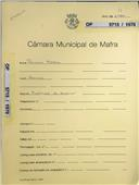 OP 5715/1970 Francisco Moreira - Encarnação - ampliação de um barracão - Rua Alto do Portela - Casal das Paixões - Encarnação - licença de construção nº 145/1971 