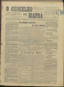 O Concelho de Mafra: Jornal Regionalista, Ano 10, n.º 338