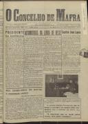 O Concelho de Mafra: Jornal Regionalista, Ano 17, n.º 502