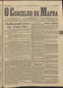 O Concelho de Mafra: Jornal Regionalista, Ano 18, n.º 533