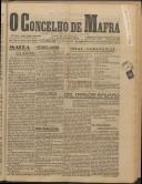 O Concelho de Mafra: Jornal Regionalista, Ano 13, n.º 409