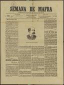 Semana de Mafra: Defensor dos interesses do Concelho de Mafra, Ano 1, n.º 21