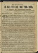 O Correio de Mafra: Jornal semanal, noticioso e agrícola, defensor dos interesses da Comarca de Mafra, Ano 6, n.º 207