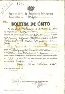 Boletim de Óbito 1787
Joaquim Gomes Moreira
Coval 440