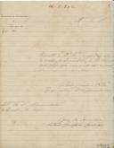 Ofício do juiz da Irmandade do Santíssimo Sacramento da Igreja Nova, António Gonçalves Amaro, para o administrador do Concelho de Mafra, a informar do envio da cópia da acta da sessão de 22 de Janeiro de 1902 da referida Irmandade. 