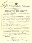 Boletim de Óbito 1695
Manuel Augusto Ferreira Versos da Cunha
Coval 412