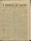 O Correio de Mafra: Jornal semanal, noticioso e agrícola, defensor dos interesses da Comarca de Mafra, Ano 3, n.º 87