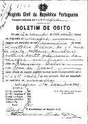 Boletim de Óbito 1341
Custódio Baleia
Coval 456