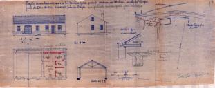 OP José Faustino Junior - Malveira - Tranformar casa térrea de uma só divisão em uma casa de habitação com 4 divisões - Licença de construção nº 909/1944 - Licença de utilização nº 229/1945. 