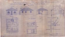 OP Alfredo Fortes - Venda do Pinheiro / Milharado - Construir casa de habitação com esgotos para uma fossa - Licença de construção nº 961/1944 - Licença de utilização nº 264/1946.