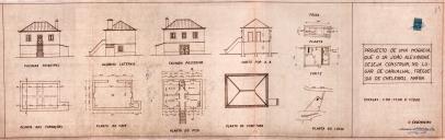 OP João Alexandre - Carvalhal / Cheleiros - Construir uma casa de habitação - Licença de construção nº. 998/1951 - Licença de utilização nº. 759/1956.