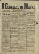 O Concelho de Mafra: Jornal Regionalista, Ano 15, n.º 454