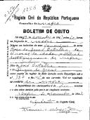 Boletim de Óbito 1256
Rosa de Jesus Batalha
Coval 257