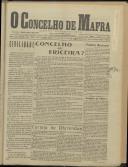 O Concelho de Mafra: Jornal Regionalista, Ano 14, n.º 446