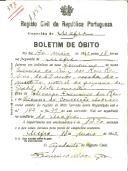 Boletim de Óbito 1153
Narcisa da Cruz dos Reis Resina
Coval 397