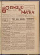 O Concelho de Mafra: Semanário ilustrado. Órgão de Propaganda e Defesa do Concelho, Ano 1, n.º 42