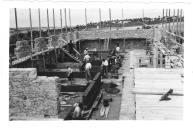 Fotografia da construção do Hospital da Irmandade de Nossa Senhora das Dores - Mafra