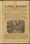 O Jornal Mafrense: Semanário noticioso, agrícola, científico, literário e recreativo, Ano 8, nº 400