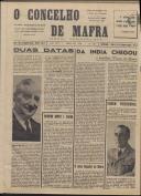 O Concelho de Mafra: Jornal Regionalista, Ano 25, n.º  624