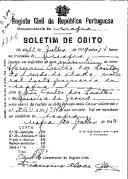 Boletim de Óbito 1316
Hernâni Leitão
Coval 280