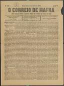 O Correio de Mafra: Jornal semanal, noticioso e agrícola, defensor dos interesses da Comarca de Mafra, Ano 5, n.º 169