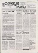 O Concelho de Mafra: Jornal Regionalista, Ano 37, n.º  798