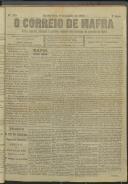 O Correio de Mafra: Jornal semanal, noticioso e agrícola, defensor dos interesses da Comarca de Mafra, Ano 5, n.º 155