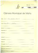 OP 1488/1962 - JOÃO DOS SANTOS DUARTE - CONSTRUÇÃO DE MORADIA, A-DA-PERRA / MAFRA - LICENÇA DE CONSTRUÇÃO Nº 525/1963 - LICENÇA DE UTILIZAÇÃO Nº 10/1967