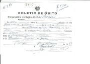 Boletim de Óbito 2807
Maria de Jesus Borralho
Coval 362