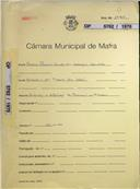 OP 5702/1970 Emilio Paulo Sardinha Nobrega Quintal - Monfirre - Santo Estevão das Galés - ampliação e adaptação de um barracão a moradia - licença de construção nº 2243/1970 - licença de utilização nº 1631/1977