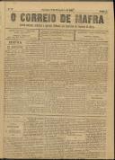 O Correio de Mafra: Jornal semanal, noticioso e agrícola, defensor dos interesses da Comarca de Mafra, Ano 2, n.º 12